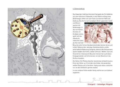 Illustration: Siedlung Starigard, Auszug aus Broschüre Illustration: Siedlung Starigard, Auszug aus Broschüre