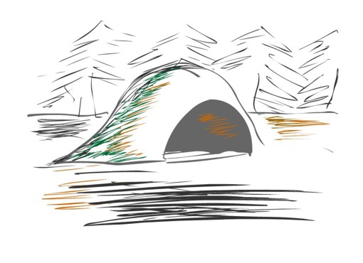 Illustration: Skizze Erdsauna Illustration: Skizze Erdsauna