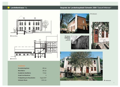 Wettbewerbs Broschüre für ein Architekturbüro