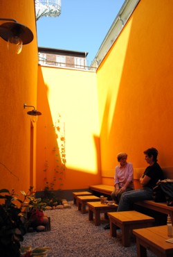 Kaffeerösterei: Innenhof Kaffeerösterei: Innenhof