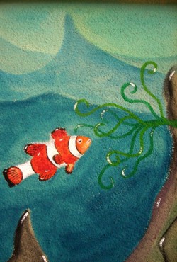 Fassadenmalerei: Fisch